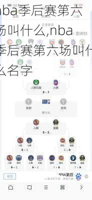 nba季后赛第六场叫什么,nba季后赛第六场叫什么名字