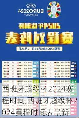 西班牙超级杯2024赛程时间,西班牙超级杯2024赛程时间表最新