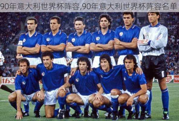 90年意大利世界杯阵容,90年意大利世界杯阵容名单