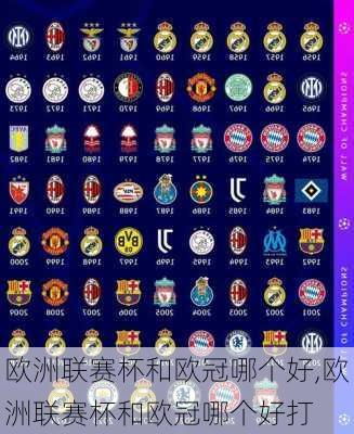 欧洲联赛杯和欧冠哪个好,欧洲联赛杯和欧冠哪个好打