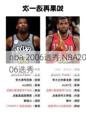 nba 2006选秀,NBA2006选秀