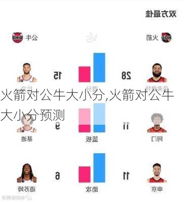 火箭对公牛大小分,火箭对公牛大小分预测