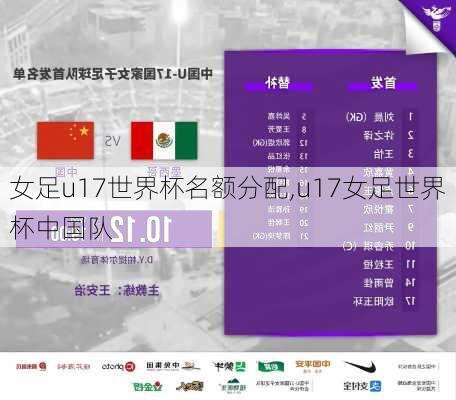 女足u17世界杯名额分配,u17女足世界杯中国队