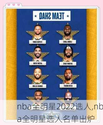 nba全明星2022选人,nba全明星选人名单出炉