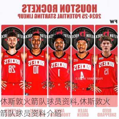 休斯敦火箭队球员资料,休斯敦火箭队球员资料介绍