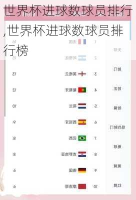 世界杯进球数球员排行,世界杯进球数球员排行榜