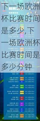 下一场欧洲杯比赛时间是多少,下一场欧洲杯比赛时间是多少分钟