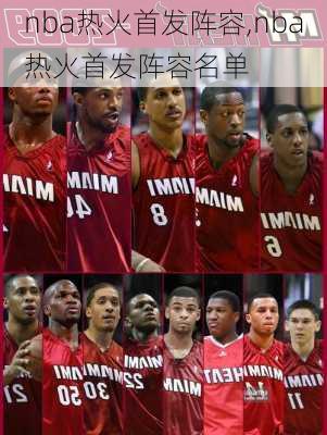 nba热火首发阵容,nba热火首发阵容名单