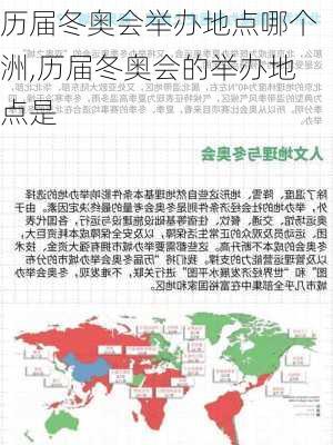 历届冬奥会举办地点哪个洲,历届冬奥会的举办地点是