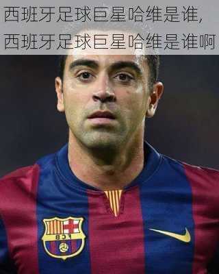 西班牙足球巨星哈维是谁,西班牙足球巨星哈维是谁啊