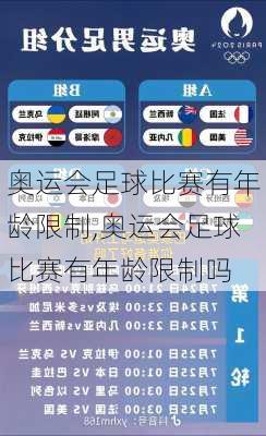 奥运会足球比赛有年龄限制,奥运会足球比赛有年龄限制吗