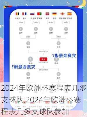 2024年欧洲杯赛程表几多支球队,2024年欧洲杯赛程表几多支球队参加