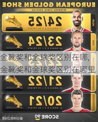 金靴奖和金球奖区别在哪,金靴奖和金球奖区别在哪里