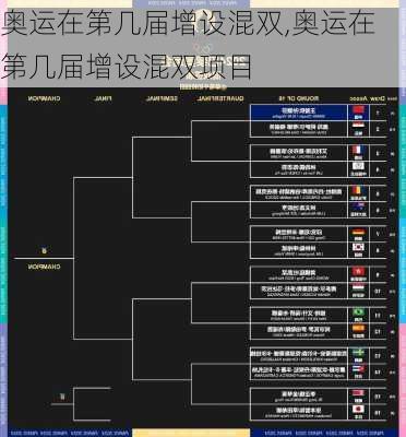 奥运在第几届增设混双,奥运在第几届增设混双项目