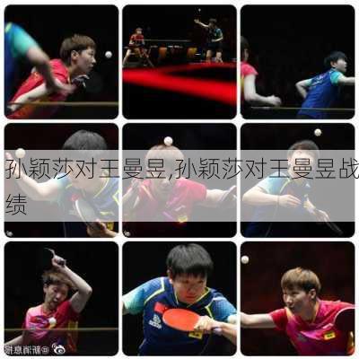 孙颖莎对王曼昱,孙颖莎对王曼昱战绩