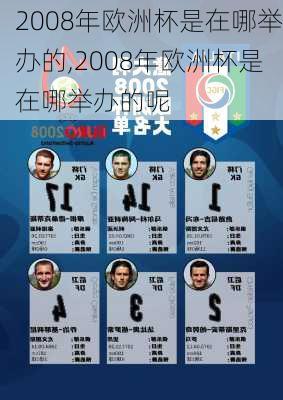 2008年欧洲杯是在哪举办的,2008年欧洲杯是在哪举办的呢