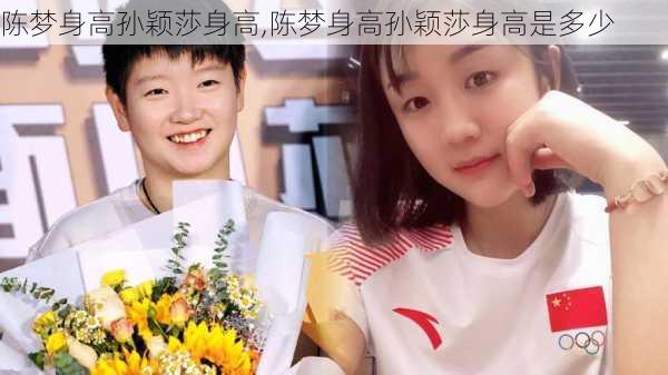 陈梦身高孙颖莎身高,陈梦身高孙颖莎身高是多少