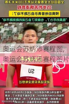 奥运会苏炳添赛程图,奥运会苏炳添赛程图片