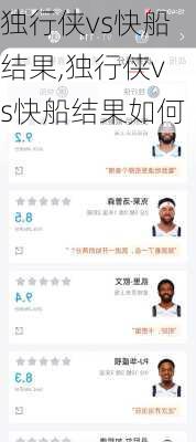 独行侠vs快船结果,独行侠vs快船结果如何