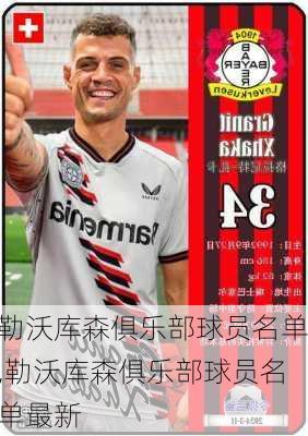 勒沃库森俱乐部球员名单,勒沃库森俱乐部球员名单最新