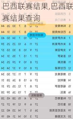 巴西联赛结果,巴西联赛结果查询