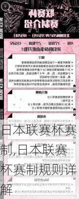日本联赛杯赛制,日本联赛杯赛制规则详解
