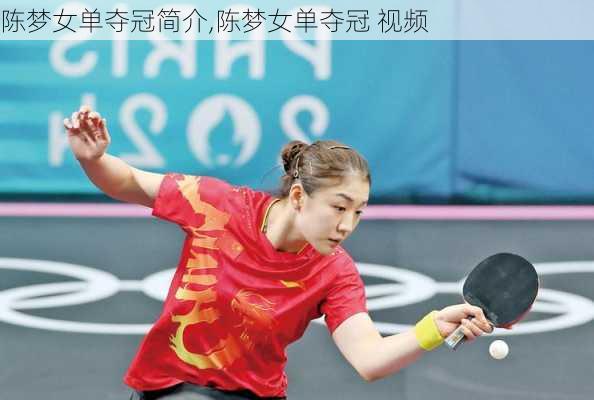 陈梦女单夺冠简介,陈梦女单夺冠 视频