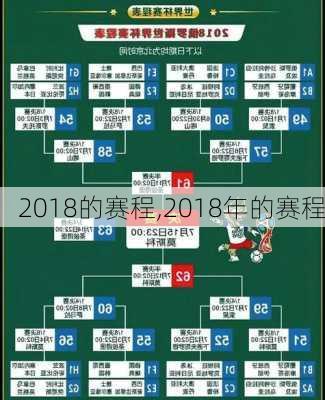 2018的赛程,2018年的赛程