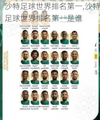 沙特足球世界排名第一,沙特足球世界排名第一是谁