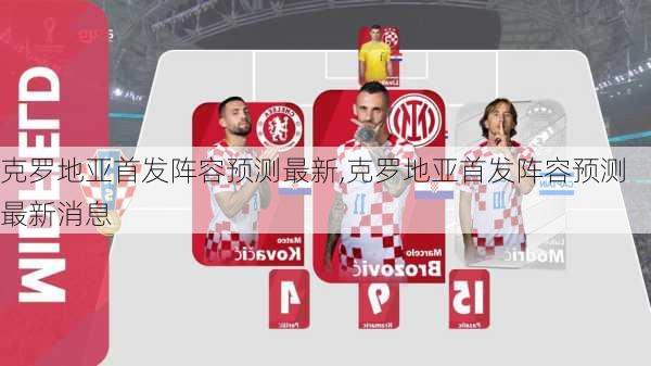 克罗地亚首发阵容预测最新,克罗地亚首发阵容预测最新消息