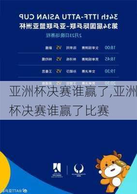 亚洲杯决赛谁赢了,亚洲杯决赛谁赢了比赛