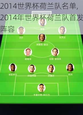 2014世界杯荷兰队名单,2014年世界杯荷兰队首发阵容