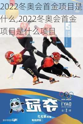2022冬奥会首金项目是什么,2022冬奥会首金项目是什么项目