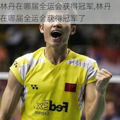 林丹在哪届全运会获得冠军,林丹在哪届全运会获得冠军了