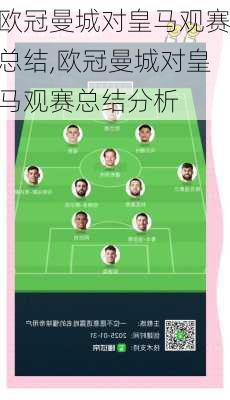 欧冠曼城对皇马观赛总结,欧冠曼城对皇马观赛总结分析