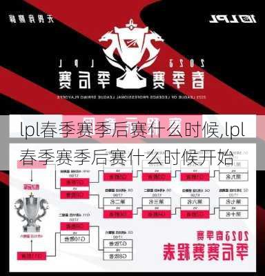 lpl春季赛季后赛什么时候,lpl春季赛季后赛什么时候开始