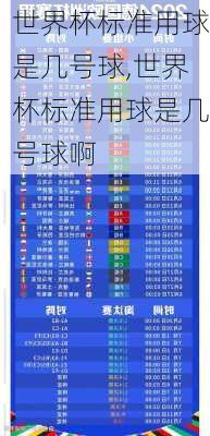 世界杯标准用球是几号球,世界杯标准用球是几号球啊