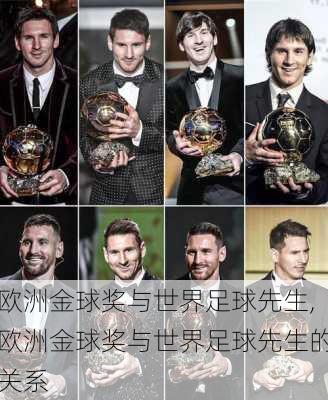 欧洲金球奖与世界足球先生,欧洲金球奖与世界足球先生的关系