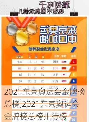 2021东京奥运会金牌榜总榜,2021东京奥运会金牌榜总榜排行榜
