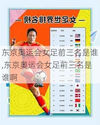 东京奥运会女足前三名是谁,东京奥运会女足前三名是谁啊