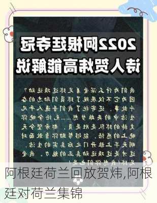 阿根廷荷兰回放贺炜,阿根廷对荷兰集锦