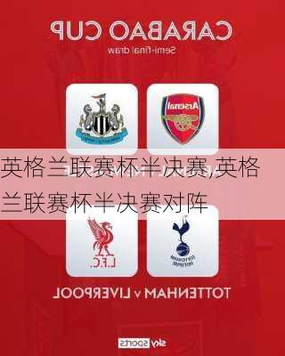 英格兰联赛杯半决赛,英格兰联赛杯半决赛对阵