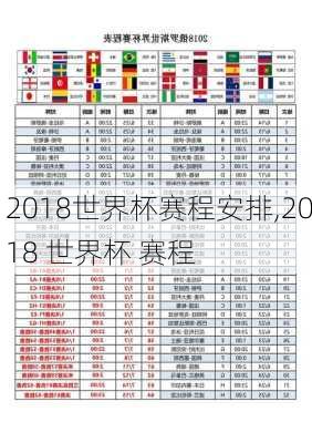 2018世界杯赛程安排,2018 世界杯 赛程