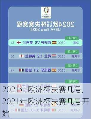 2021年欧洲杯决赛几号,2021年欧洲杯决赛几号开始