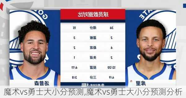 魔术vs勇士大小分预测,魔术vs勇士大小分预测分析