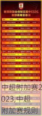 中超附加赛2023,中超附加赛规则