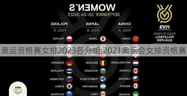 奥运资格赛女排2023各分组,2021奥运会女排资格赛