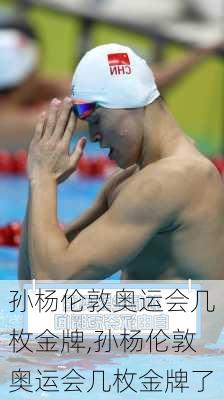孙杨伦敦奥运会几枚金牌,孙杨伦敦奥运会几枚金牌了