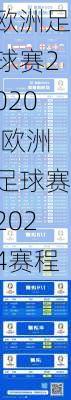 欧洲足球赛2020,欧洲足球赛2024赛程