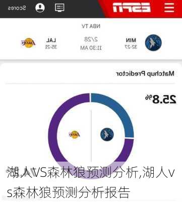 湖人VS森林狼预测分析,湖人vs森林狼预测分析报告